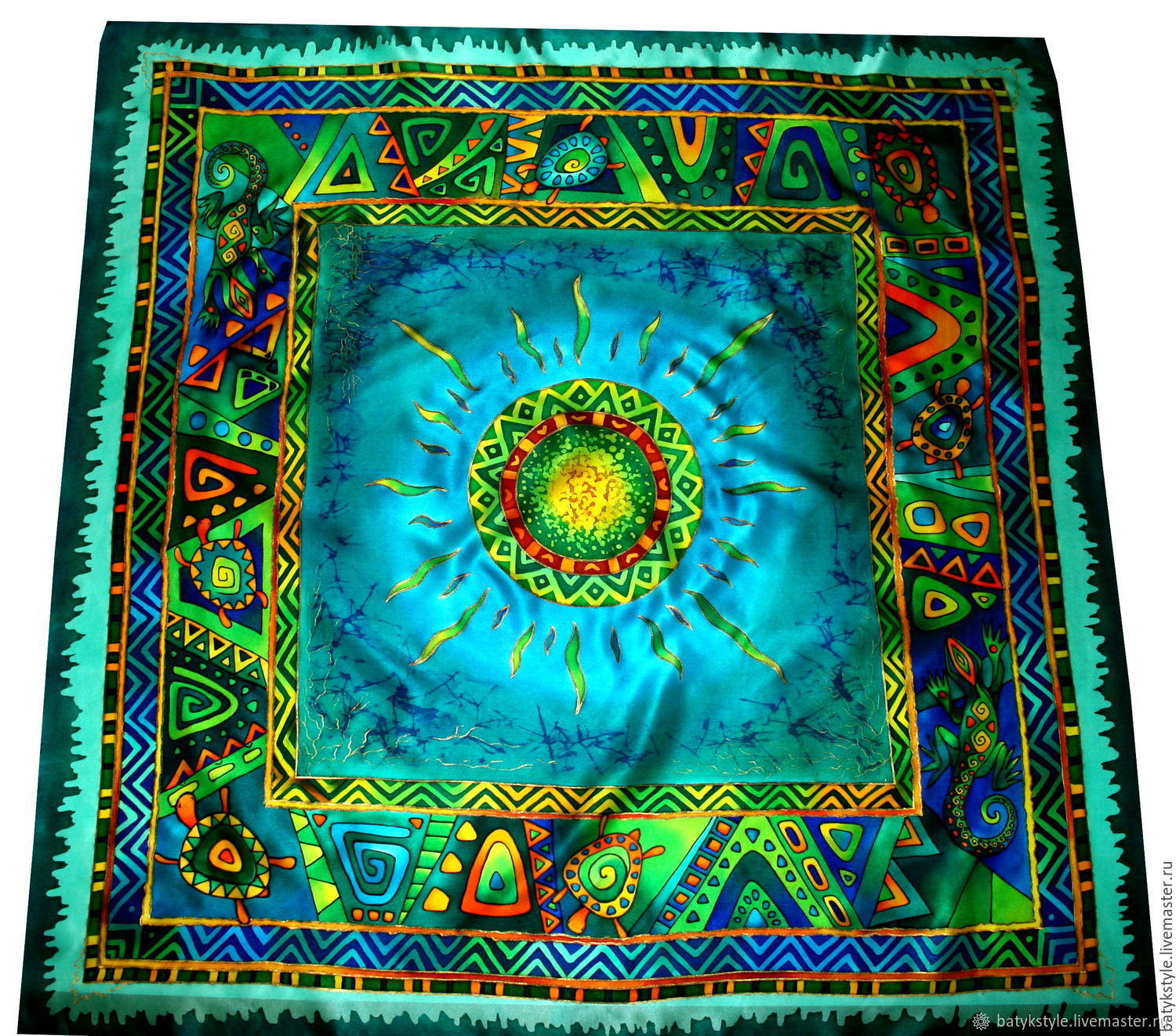 Шелковый платок орнамент