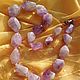 The most beautiful beads made of large Lavender Amethyst. Beads2. Rimliana - the breath of the nature (Rimliana). My Livemaster. Фото №4