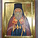 Аналойная икона Святого (Игнатия Брянчанинова) на золоте, Иконы, Москва,  Фото №1