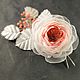 Order Breeze of Paradise island. Brooch - handmade flower made of fabric. ms. Decorator. Livemaster. . Brooches Фото №3