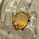 Order Ring 'Goldilocks' with rutile quartz. SELENA. Livemaster. . Ring Фото №3