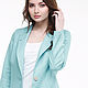 Blue-gray linen jacket, Jackets, Tomsk,  Фото №1