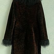 Винтаж handmade. Livemaster - original item Light mouton fur coat mouton 44-46 r new winter coat. Handmade.