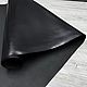 Monteria Satin Nero (1,4-1,6 мм), цв. Черный, натуральная кожа. Кожа. Prima Pelle (Марина). Ярмарка Мастеров.  Фото №4