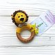 Teether 'Lion-rattle', Teethers and rattles, Bryansk,  Фото №1