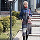 Пальто шерстяное вязаное дундага. Пальто. Дина Меркель. Ярмарка Мастеров.  Фото №5