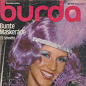 Материалы для творчества handmade. Livemaster - original item Burda Special - Carnival 1976. Handmade.