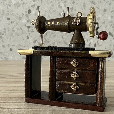 Сувениры и подарки ручной работы. Ярмарка Мастеров - ручная работа Елочная игрушка Швейная машинка. Handmade.
