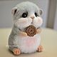 Felted toy hamster chubby. Felted Toy. Felt toy fromKristina Antropova. My Livemaster. Фото №6