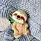 Baby Sloth toy OOAK handmade teddy sloth. Teddy Toys. NatalyTools (natalytools). Online shopping on My Livemaster.  Фото №2
