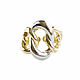 Women's ring, bicolor ring, stylish ring trend 2023. Rings. Irina Moro. Online shopping on My Livemaster.  Фото №2