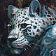 Oil painting on canvas White Leopard | Buy an oil painting. Pictures. pirogov-maxim. My Livemaster. Фото №5