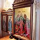 Киот алтарный резной дубовый. Иконы. Мебель в Храм. Алексей Вилков (mebelvhram). Ярмарка Мастеров.  Фото №6