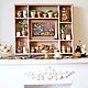 Wooden shelf with 'Chocolate' filling'. Shelves. Viktorya. Online shopping on My Livemaster.  Фото №2