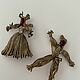 Заказать Винтаж: Trifari sterling  парные броши. JEWELRY VINTAGE (jjewelryvintage). Ярмарка Мастеров. . Комплекты украшений винтажные Фото №3