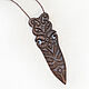 Pendant-Amulet made of wood ' Maori Spear', Pendant, Krasnodar,  Фото №1
