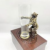 Посуда handmade. Livemaster - original item Tiger Beer Glass. Handmade.