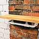 «Shelf2» — Компактная лофт полка. Полки. Макар (vstileretro). Ярмарка Мастеров.  Фото №4