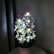 Для дома и интерьера handmade. Livemaster - original item Bouquet-light Orchid 