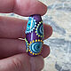 Бусина лэмпворк "Восточный орнамент". Бусины. Natalia Korolyuk lampwork beads. Ярмарка Мастеров.  Фото №4