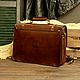 Мужской портфель "Lexter" (Лекстер) Cognac. Портфель. Jim Hawkins (Константин). Ярмарка Мастеров.  Фото №5