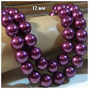 Материалы для творчества handmade. Livemaster - original item Majorcan pearls 12 mm color.purple. pcs. Handmade.