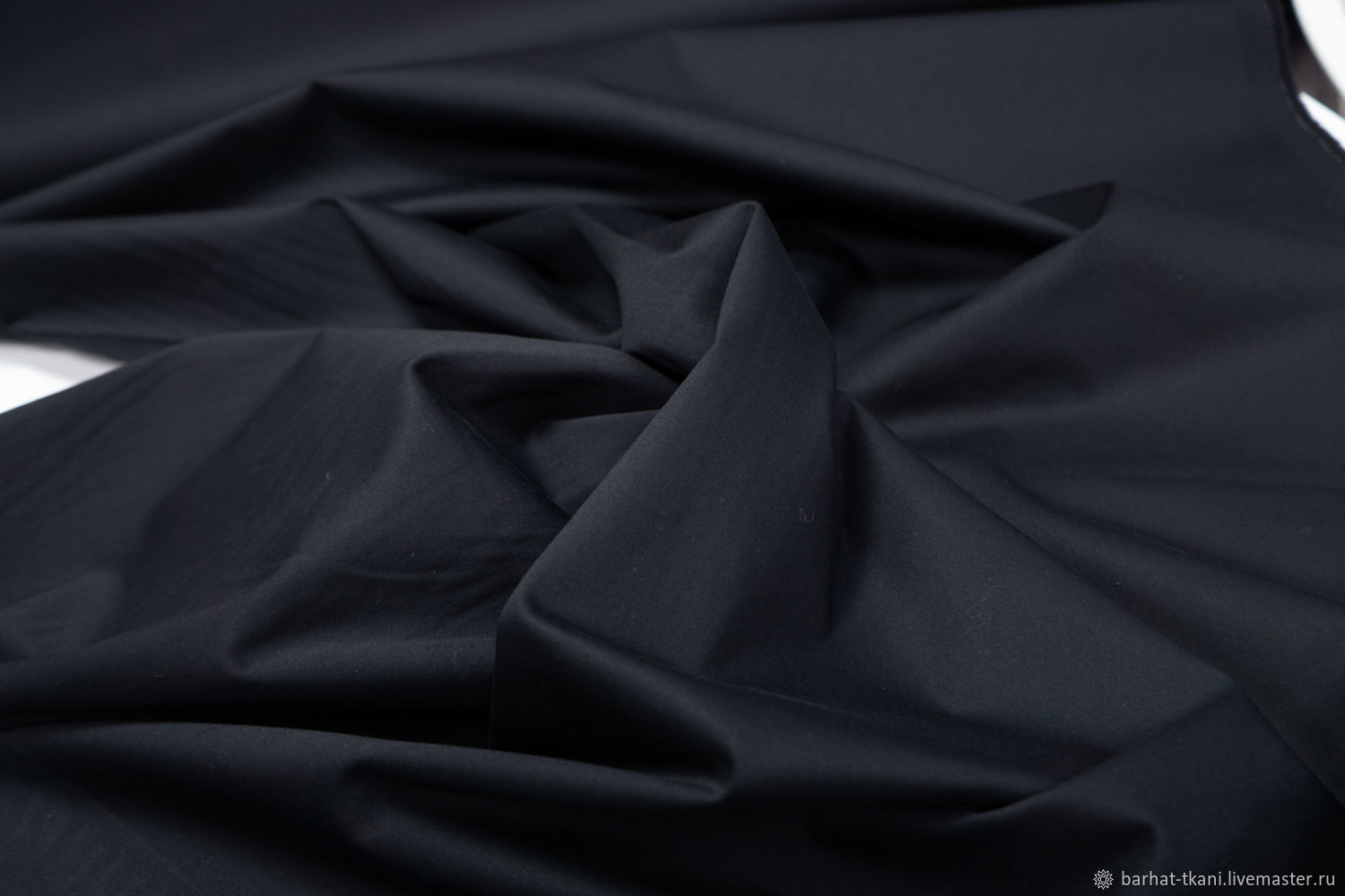 Ткань вискоза костюмная черная купить в интернет-магазине Ярмарка ...