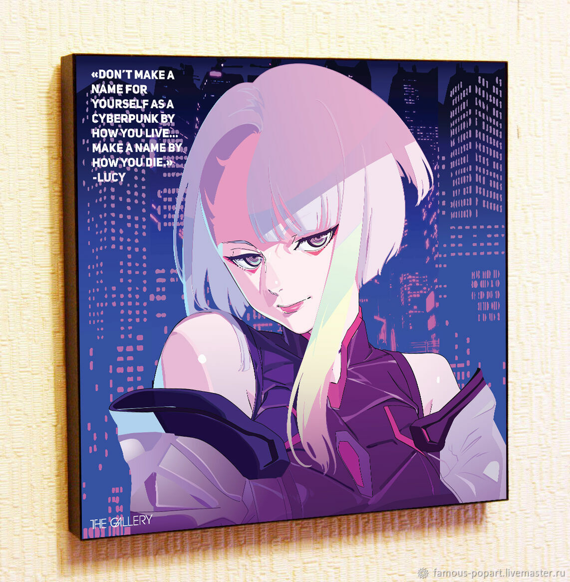 Picture Poster of Lucy Anime Cyberpunk in Pop Art Style в интернет-магазине  на Ярмарке Мастеров | Fine art photographs, Moscow - доставка по России.  Товар продан.