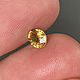 0.88ct Сертифицированный Натуральный негретый желтый Сапфир (Тонго). Природные материалы. Ведические кольца драгоценные камни (bauroom). Ярмарка Мастеров.  Фото №5