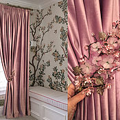 Для дома и интерьера handmade. Livemaster - original item Velvet curtains complete with 