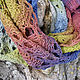 Openwork woolen snood 'Rondo' in two turns. Snudy1. IRINA GRUDKINA Handmade Knitwear. My Livemaster. Фото №5