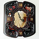Wall clock 'Great time', wood carving glass. Watch. KancyrevDecoration. My Livemaster. Фото №5