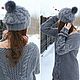 Свитер из ангоры. Свитеры. LadyKnitting (Natasha_knitrussia). Ярмарка Мастеров.  Фото №5