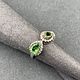 Серьги с цаворитами 3,14 ct. Серьги классические. AMG. Ярмарка Мастеров.  Фото №9