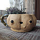  Pumpkin with eyes. Mugs and cups. alisbelldoll (alisbell). My Livemaster. Фото №6
