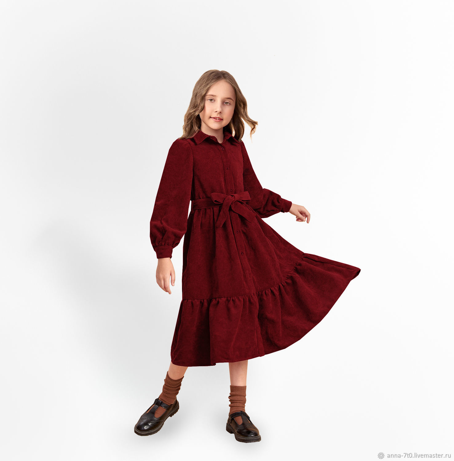 Красивые платья бордового цвета для девочки рост 134-136