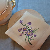 Для дома и интерьера handmade. Livemaster - original item Flax napkin 