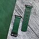 Ремешок для Apple Watch кожаный. Ремешок для часов. ПРОСТРАНСТВО МАСТЕРОВ МОСТ. Ярмарка Мастеров.  Фото №4