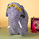 Order Stuffed Animals: Indian elephant African elephant. Вязаные игрушки - Ольга (knitlandiya). Livemaster. . Interior doll Фото №3
