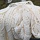 Большой белый чистошерстяной вязаный шарф, палантин. Шарфы. IRINA GRUDKINA Handmade Knitwear. Ярмарка Мастеров.  Фото №11