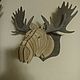 Animals 3D puzzle (elk), Interior masks, Tuapse,  Фото №1