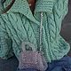 Cardigan jacket with buttons cropped turquoise in stock. Cardigans. Kardigan sviter - женский вязаный свитер кардиган оверсайз. My Livemaster. Фото №6