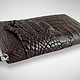 Мужской клатч из кожи крокодила с настоящей лапой Подари LUXE!. Клатчи. Подари LUXE!. Ярмарка Мастеров.  Фото №6
