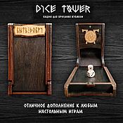 Активный отдых и развлечения handmade. Livemaster - original item Dice Tower / Dice tower DND. Handmade.