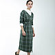 Woolen dress 'Audrey' green cell. Dresses. Nastasia Sabio. Online shopping on My Livemaster.  Фото №2