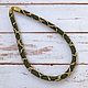 Green Snake Bead Harness. Necklace. Natalya | Handmade jewelry  |. My Livemaster. Фото №4