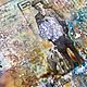 Заказать Картина Прогулка, энкаустика, коллаж. Наталья Жукова Mixed Media Art. Ярмарка Мастеров. . Картины Фото №3