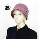 Stylish lady's hat. 100% wool. Three colors, Hats1, Ekaterinburg,  Фото №1