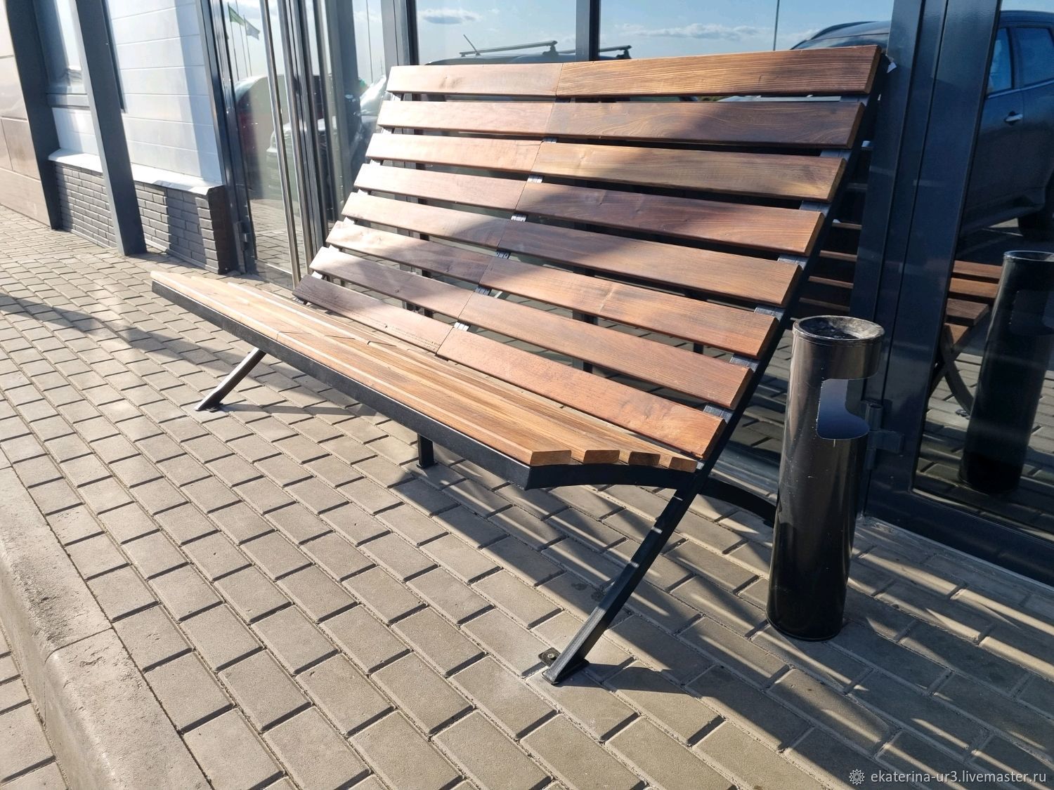 Скамейка в лофт стиле "Arc" на заказ в интернет-магазине Ярмарка ...