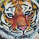 Painting Tiger Acrylic 15 x 20 Winter Landscape Portrait of a Tiger. Pictures. matryoshka (azaart). My Livemaster. Фото №5